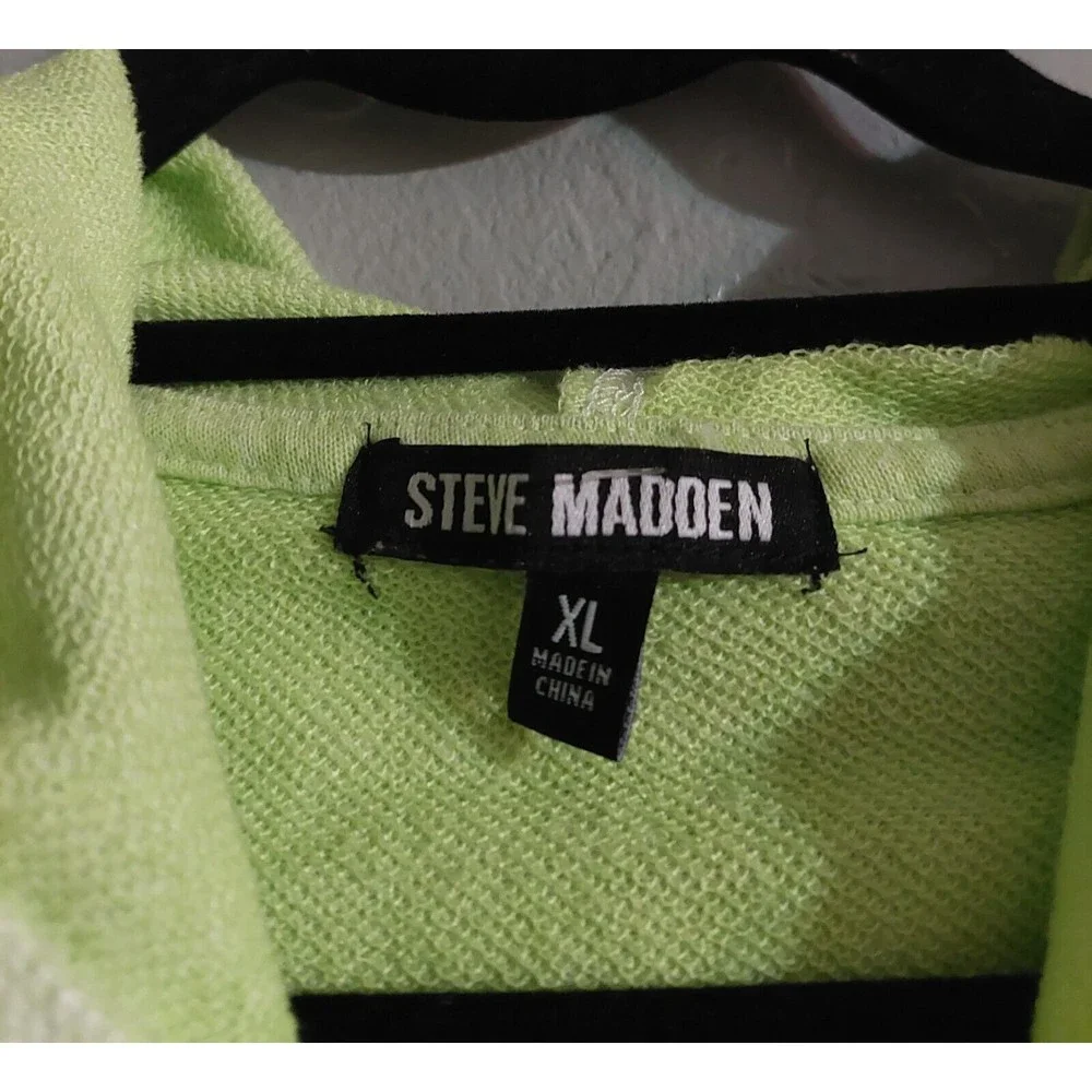 steve madden sweater Women's XL Green, Cotton And Polyester, Hoodie - Picture 2 of 6